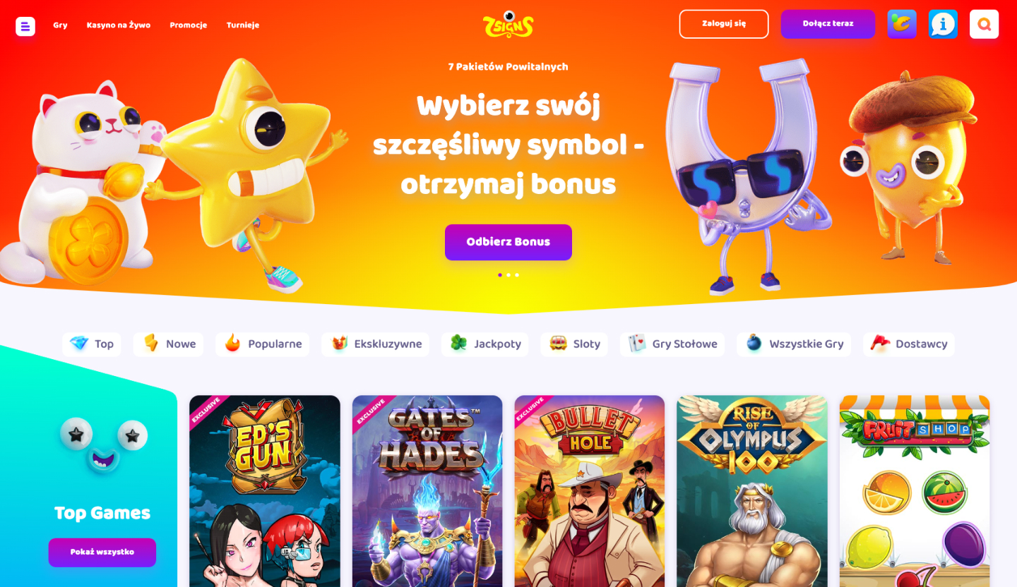 7Signs Casino Screenshot