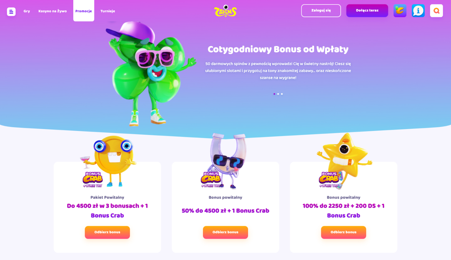 7Signs Casino Screenshot