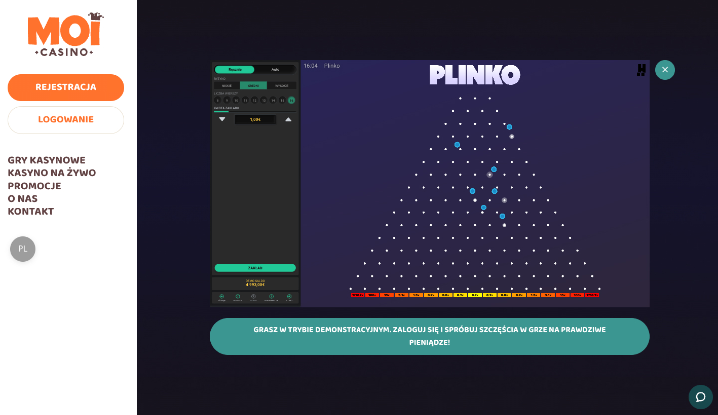 MoiCasino Screenshot