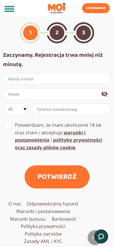 MoiCasino Screenshot