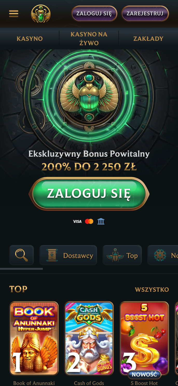 Talismania Casino Screenshot