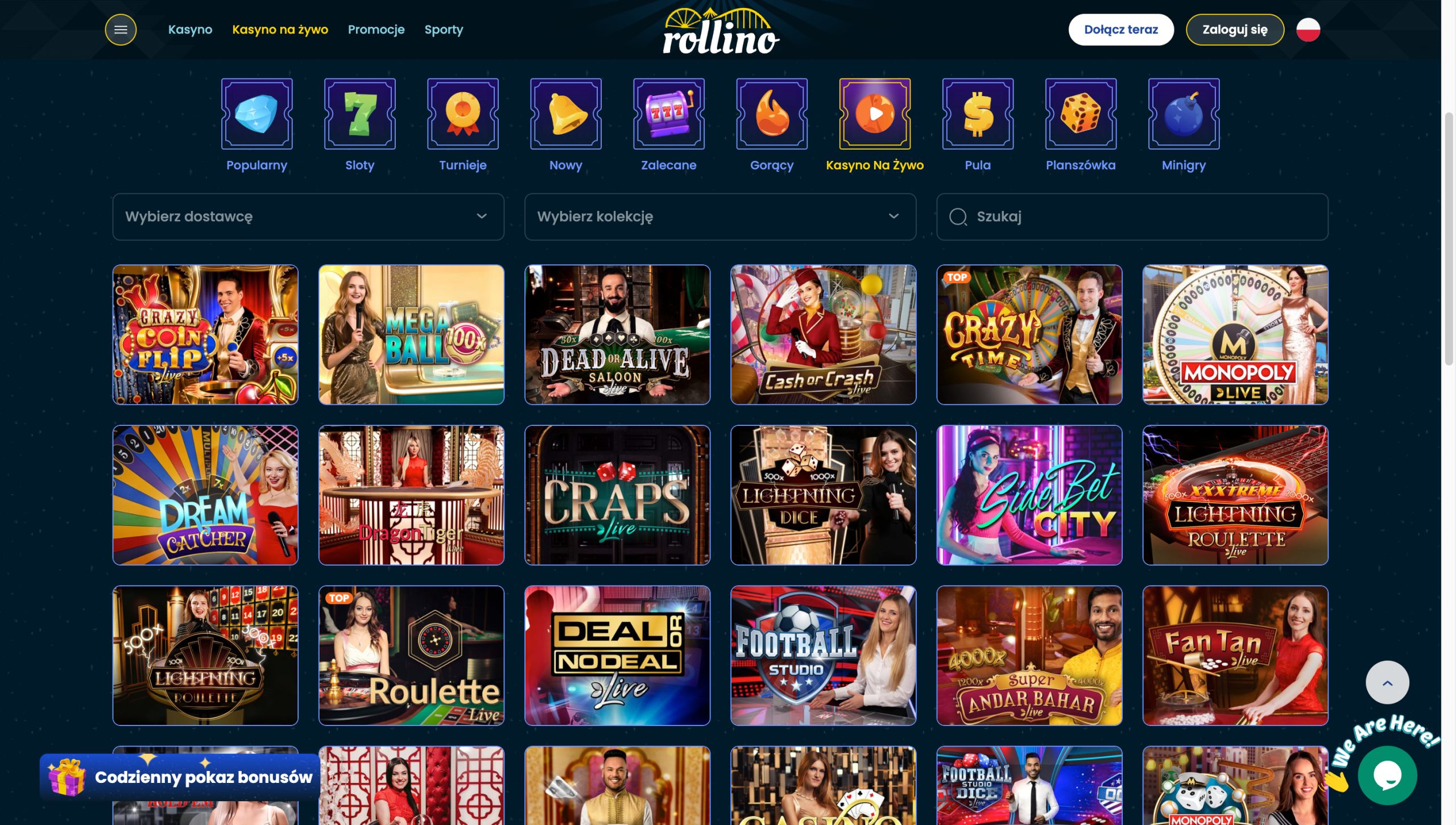 Rollino Casino Screenshot