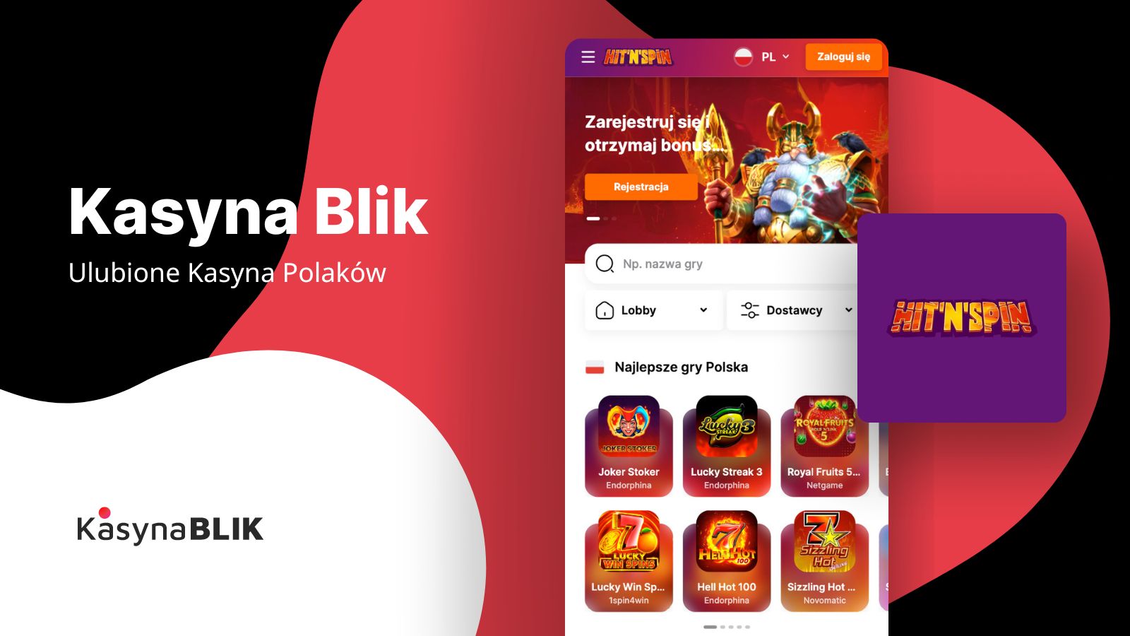 Hit'n'Spin Casino - Opinie Graczy i Recenzja eksperta 2025