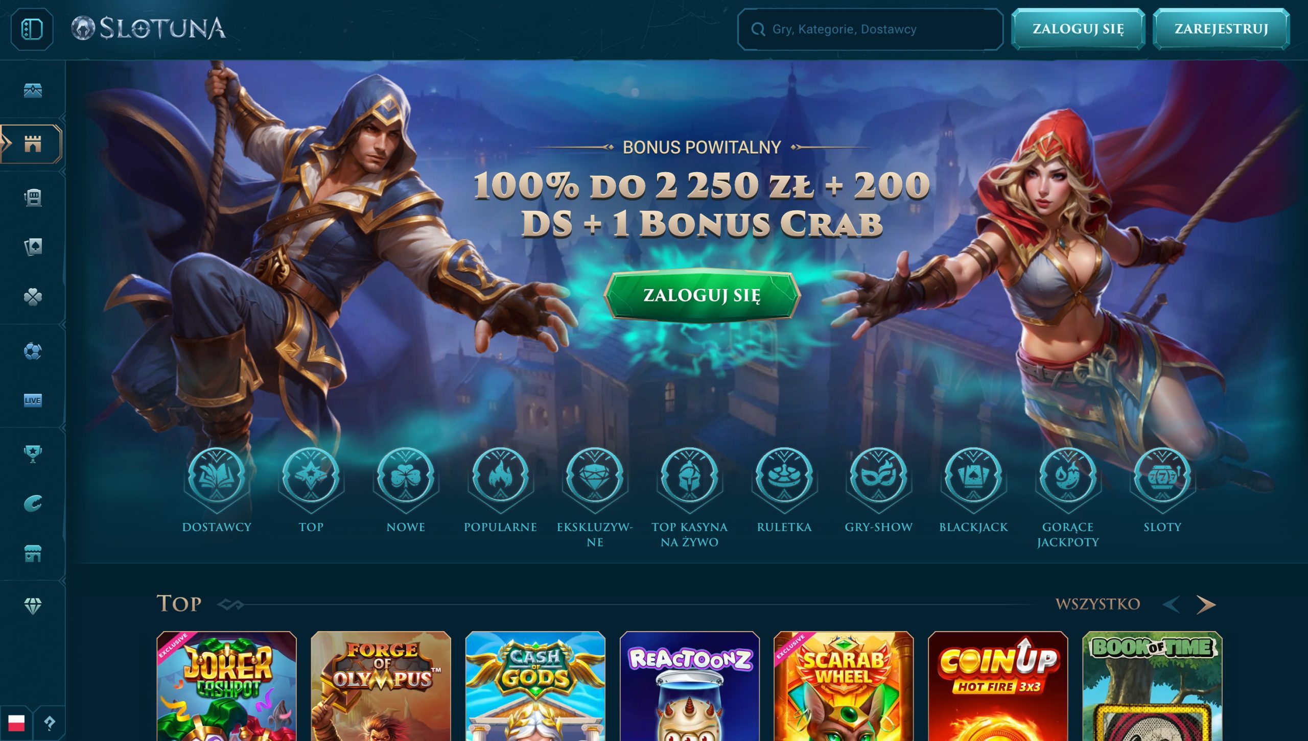 Slotuna Casino Screenshot