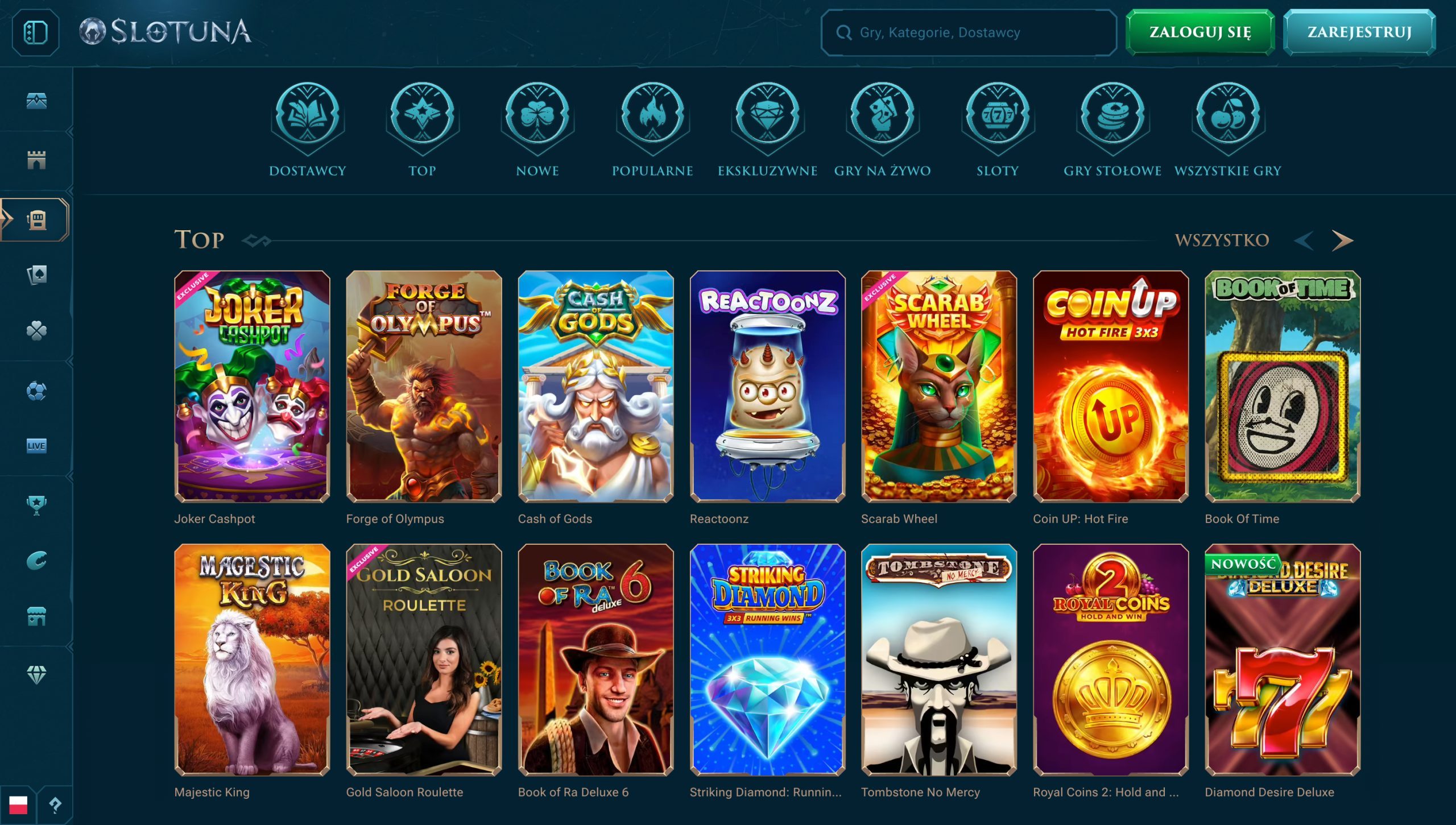 Slotuna Casino Screenshot