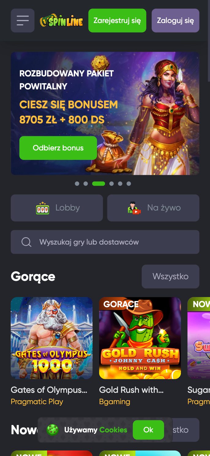 Spinline Casino Screenshot