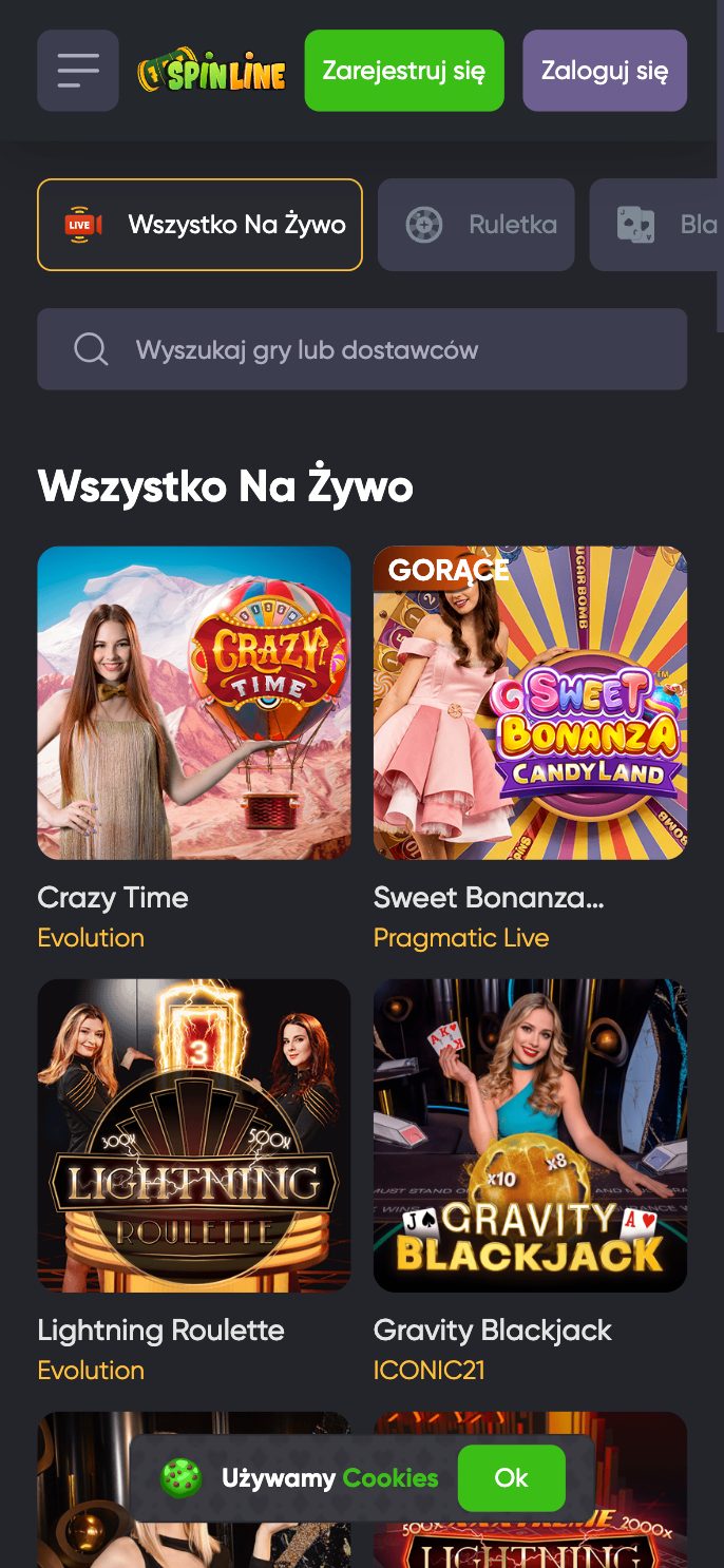 Spinline Casino Screenshot