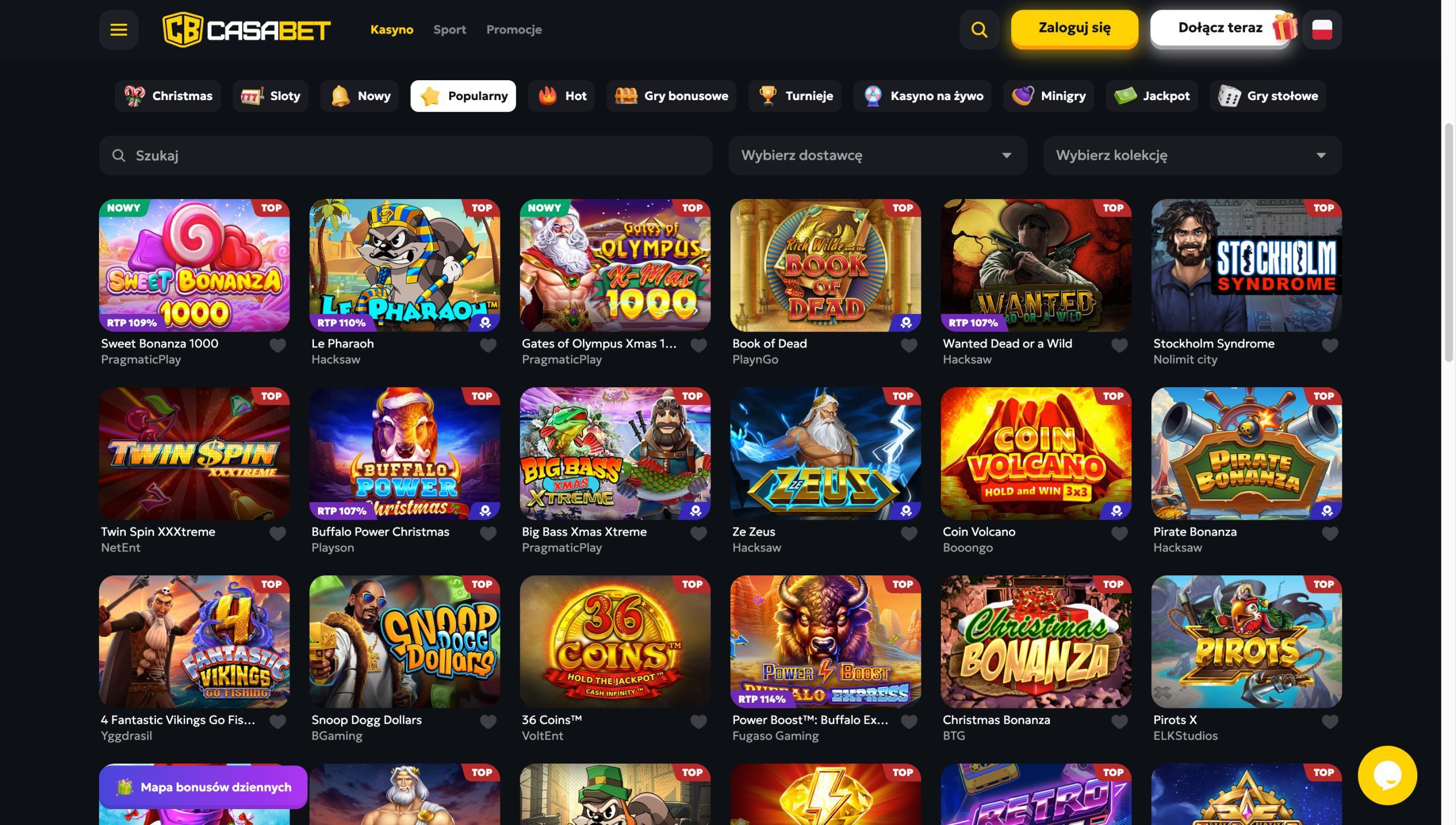 CasaBet Casino Screenshot