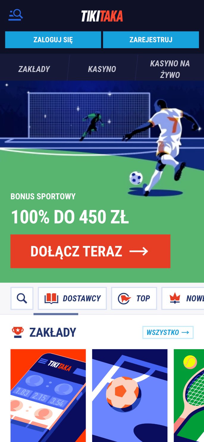 TikiTaka Casino Screenshot